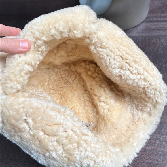 Vintage Bighorn Sheepskin Co.Leather Earflap Trapper Hat - Picture 9 of 13